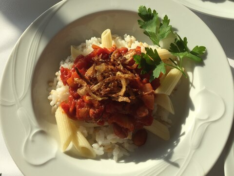 エジプトの国民食・コシャリ